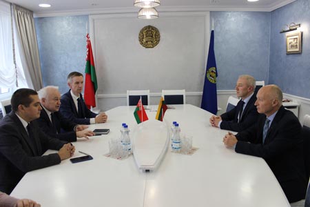Сустрэча з дэлегацыяй літоўскіх архівістаў