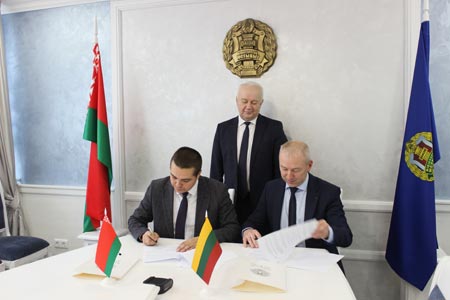 Сустрэча з дэлегацыяй літоўскіх архівістаў