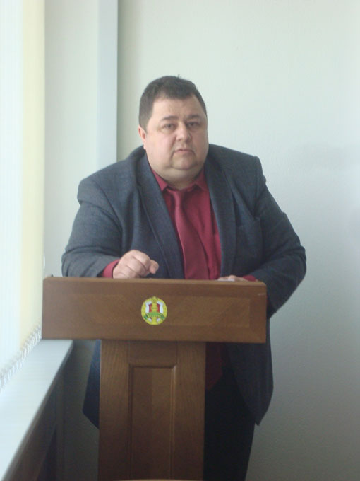 Speech by the Head of Organizational Work, Information and Use of Documents Division G. S. Zholnerkevich 