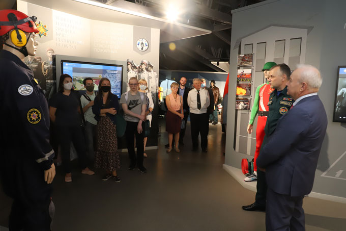 Официальное открытие выставки, посвященной 145-летию Минского вольного пожарного общества