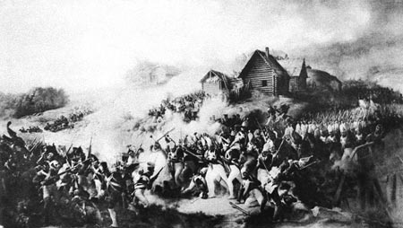 “Сражение при Клястицах 19 июля 1812 г.” Картина работы художника Гесса