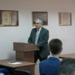 Speaker A. E. Tsvetkov, Deputy Director of the Department for Archives and Records Management of the Ministry of Justice of the Republic of Belarus