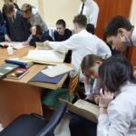 A lecture "To Remember" for 8th grade students of Gymnasium No. 5 of Baranovichi at the Local State Archives in Baranovichi