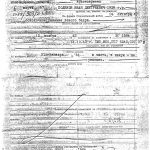 Справка об осколочном ранении И.Д. Полякова 14.10.1943 г. из Военно-медицинского музея Министерства обороны СССР
