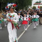 Торжественное шествие во время празднования Дня Независимости Республики Беларусь (Дня Республики) в г. Кобрине Брестской области