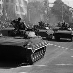 Военный парад в честь празднования Дня Независимости Республики Беларусь (Дня Республики) на пл. Независимости в г. Минске