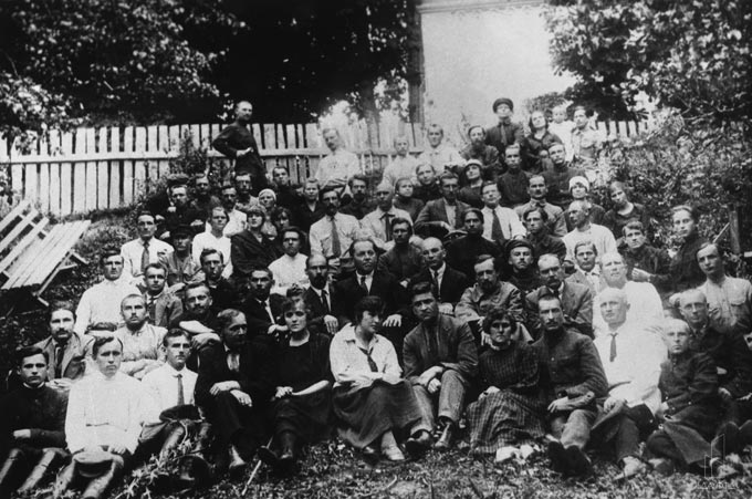Участники кружка белорусской культуры рабфака БГУ