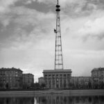 Здание Минской телестудии (панорама)