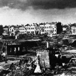 Разрушенный Гомель. Ноябрь 1943 г.