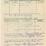 Личный листок по учету кадров Болховитина Афанасия Михайловича 3 апреля 1941 г. (Ф.144. Оп.9. Д.95. Л.3-4об.)
