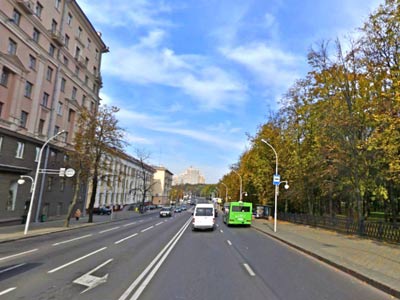 Улица имени Янки Купалы в Минске