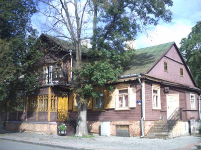Дом у г. Гродна, дзе з 1892 па 1896 г. жыў Максім Багдановіч