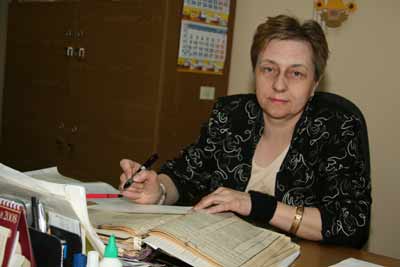 Блашкова М.И., заведующая читальным 
залом НИАБ. 2008 г.