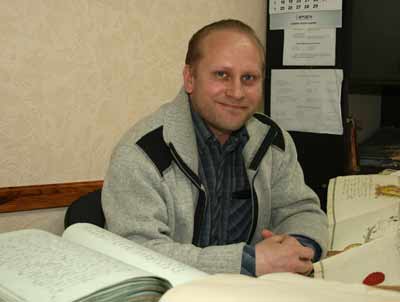 Рыбчонок С.А., главный архивист отдела информации и научного использования документов. 2008 г.