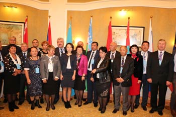 Участники XV общей конференции Евроазиатского регионального отделения «ЕВРАЗИКА» Международного Совета Архивов