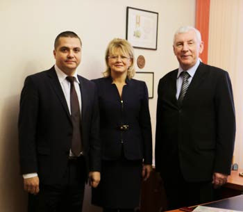 Председатель Архивного комитета г. Санкт-Петербурга С.В.Штукова посетила Национальный исторический архив Беларуси