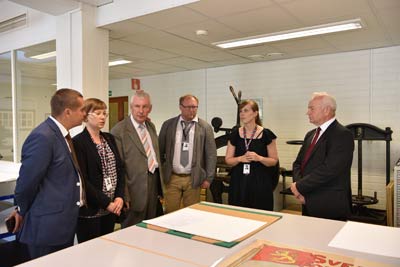 Официальный визит делегации белорусских архивистов в Финляндской Республике
