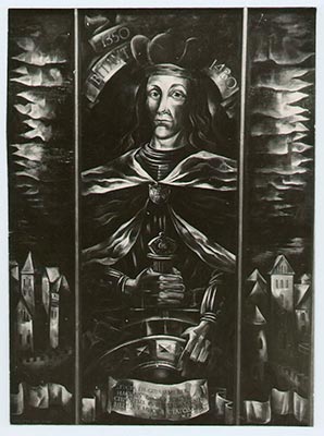 Портрет работы А. Марочкина. Витовт (1350-1430) – великий князь литовский