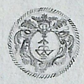 Герб на печати, приложенной к инструкции 1711 г. Людвика Константина Поцея
