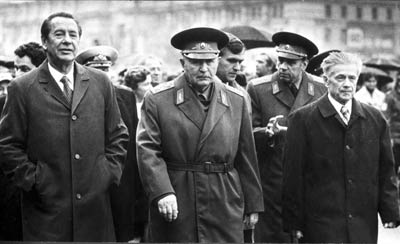 П.М. Машеров во время празднования 35-летия освобождения Беларуси от немецко-фашистских захватчиков