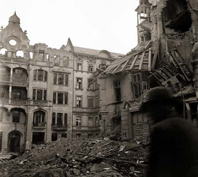 Вид на руины в г. Берлин
