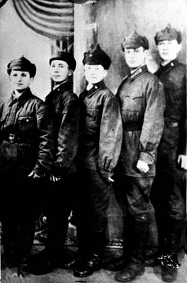 Воспитанники музыкального взвода 333-го стрелкового полка Брестской крепости