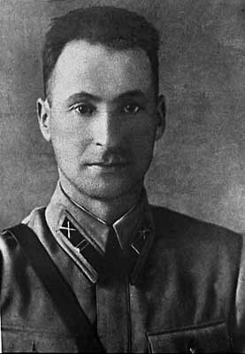 Б.Л. Хигрин – командир артиллерийского подразделения