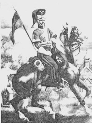 Литвинский татарский гусар армии Наполеона