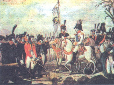“Разгром маршала Виктора под Старым Борисовом”. Гравюра, 1814 г. 