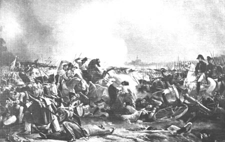 “Битва при Полоцке, 18 августа 1812 г.” Картина работы художника Ланглуа