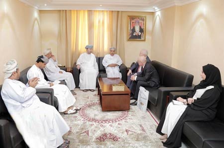 The delegation of the Belarusian Department for Archives and Records Management during the talks on Belarusian-Omani cooperation in archives and records management at Muscat (Sultanate of Oman) The delegation of the Belarusian Department for Archives and Records Management during the talks on Belarusian-Omani cooperation in archives and records management at Muscat (Sultanate of Oman)