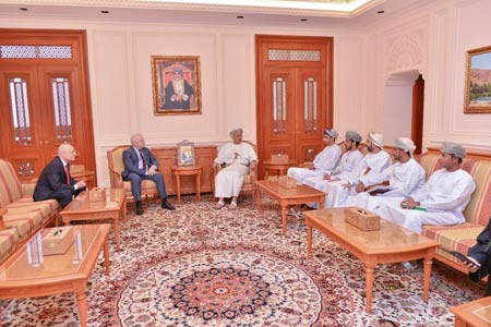 The delegation of the Belarusian Department for Archives and Records Management during the talks on Belarusian-Omani cooperation in archives and records management at Muscat (Sultanate of Oman) The delegation of the Belarusian Department for Archives and Records Management during the talks on Belarusian-Omani cooperation in archives and records management at Muscat (Sultanate of Oman)
