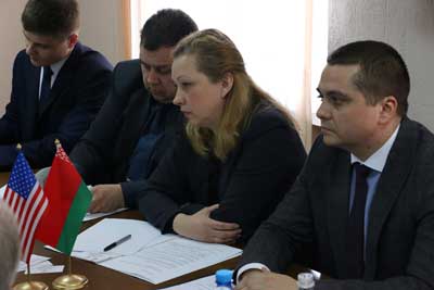 Representatives of Belarus Archival Service meeting with the delegation of US Agency for International Development