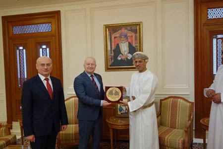 The delegation of the Belarusian Department for Archives and Records Management during the talks on Belarusian-Omani cooperation in archives and records management at Muscat (Sultanate of Oman) The delegation of the Belarusian Department for Archives and Records Management during the talks on Belarusian-Omani cooperation in archives and records management at Muscat (Sultanate of Oman)v