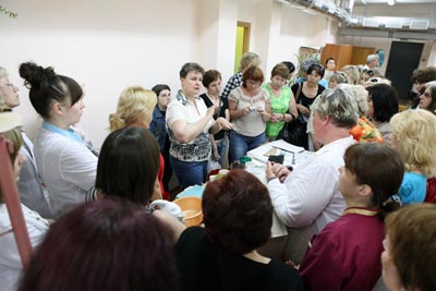  I. S. Sharapova conducts a master class on records restoration
