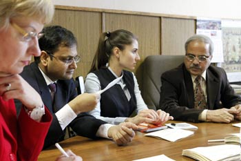 Ambassador of India to Belarus visit to the Belarusian Film and Photo