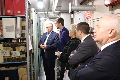 Meeting of the Polish delegation with the heads of the archives authorities of Belarus