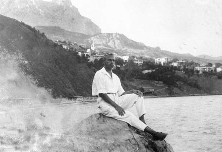 М.В.Мелешко на отдыхе в г.Алупке