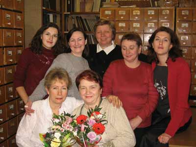 Сотрудники отдела информационно-поисковых 
систем НИАБ. 2005 г.