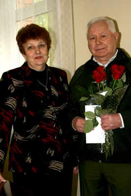 Директор НИАБ Голубович А.К. и Трубников Н.М.