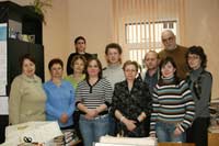 Сотрудники отдела информации и научного использования документов НИАБ. 2008 г.