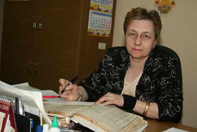 Блашкова М.И., заведующая читальным 
залом НИАБ. 2008 г.