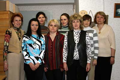 Сотрудники отдела обеспечения сохранности 
документов и фондов НИАБ. 2008 г.