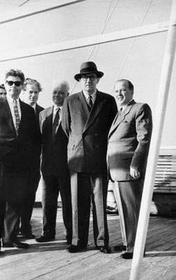 	А.А. Громыко на палубе парохода 