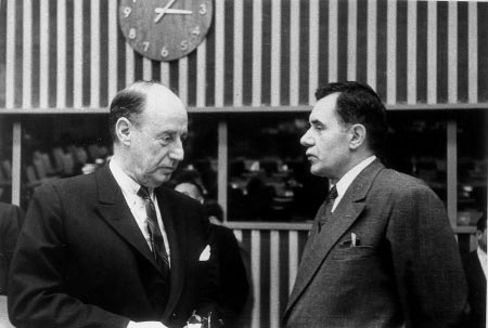 А.А.Громыко перед пленарным заседанием I-го Комитета ООН