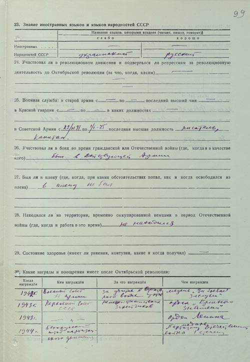 Асабовы лісток дэпутата Вярхоўнага Савета БССР трэцяга склікання А. А. Куляшова